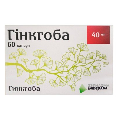 Buy Ginkgoba 40 mg 60 capsules