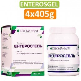 Enterosgel Absorbent Colon Cleanse Binding gel 4x405g