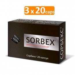 Sorbex Absorbent Colon Cleanse 3x20 capsules