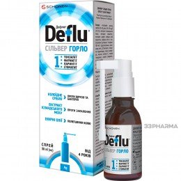 Deflu Silver Sore spray 30 ml