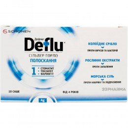 Deflu Silver Sore 8g 10 sachets