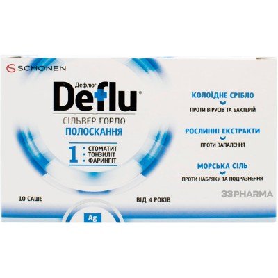 Buy Deflu Silver Sore 8g 10 sachets