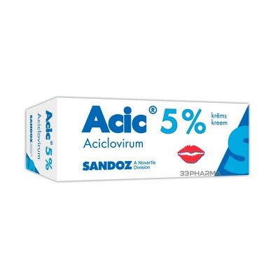 Buy Acic Aciclovir 5% ointment 2 g