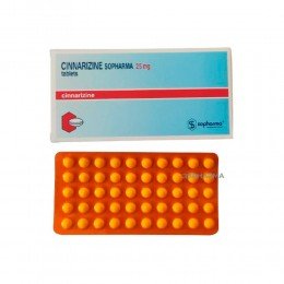 Cinnarizine 25 mg 50 tablets