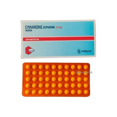 Buy Cinnarizine 25 mg 50 tablets