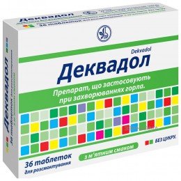 Dekvadol Mint 36 tablets