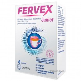 Fervex Junior raspberry 8 sachets