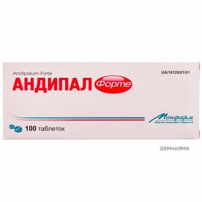 Buy Andipalum forte 100 tablets