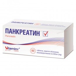 Pancreatin Vitaminy 60 Tablets