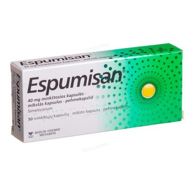 Buy Espumisan 40 mg 50 capsules