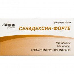 Senadexin Forte Solution Pharm 140 mg 100 tablets