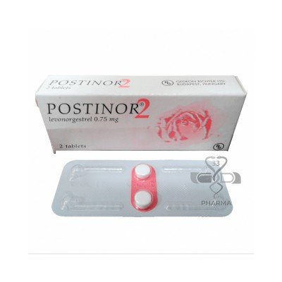 Buy Postinor 0.75 mg 2 tablets