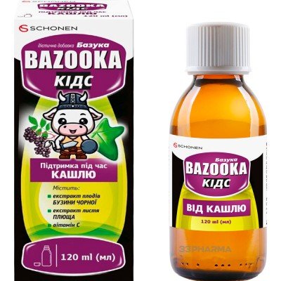 Buy Bazooka Kids Cough syrup 120 ml