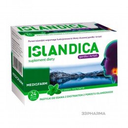 Islandica Sore 30 pastilles
