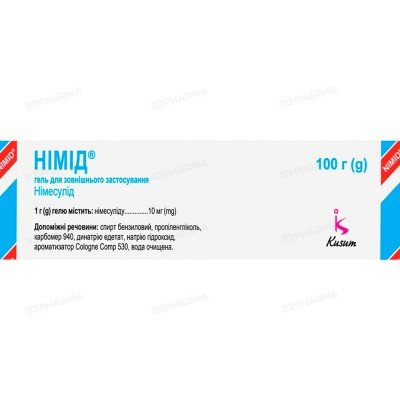Buy Nimid Nimesulide Gel 1% 100g