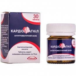 Cardiomagnil Кардиомагнил 30 Tablets
