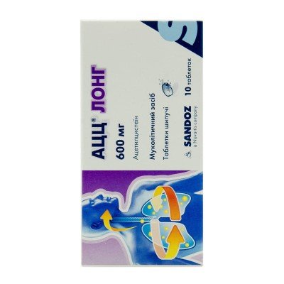 Buy ACC Long 600 mg 10 soluble tablets