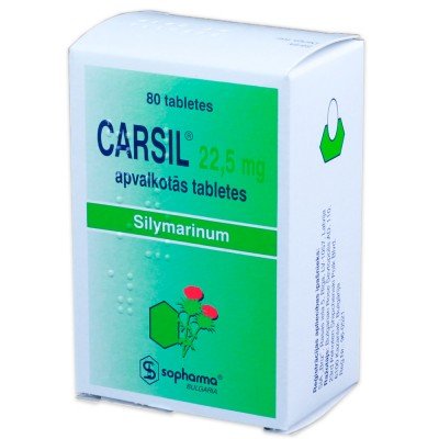 Buy Carsil 22,5 mg 80 tablets