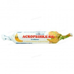 Ascorbinka KV 25 mg banan 10 tablets Ascorbinka KV 25 mg banan 10 tablets