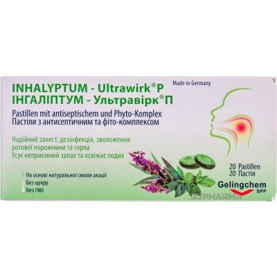 Buy Inhalyptum Ultrawirk P 20 Pastilles