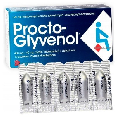 Buy Procto Glyvenol 10 rectal suppositories