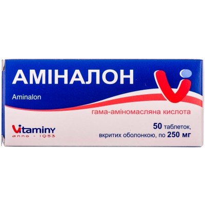 Buy Aminalon 250 mg 50 tablets