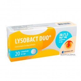 Lysobact Duo 20 lozenges