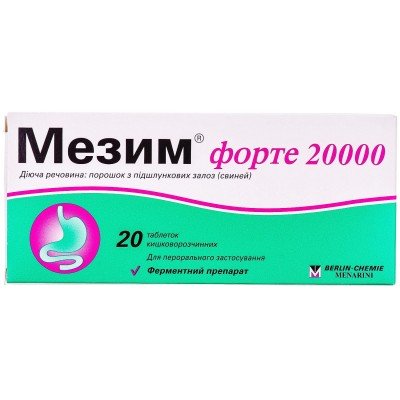 Buy Mezym Forte 20000 20 tablets Buy Mezym Forte 20000 20 tablets