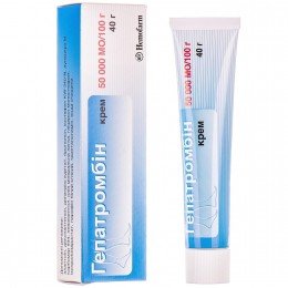 Hepathrombin cream 50000 IU 40 g