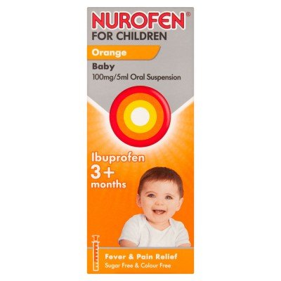 Buy Nurofen for Children 100mg/5ml Oral Suspension Orange 200 ml Buy Nurofen for Children 100mg/5ml Oral Suspension Orange 200 ml