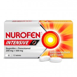 Nurofen Intensive 200mg + 500mg 12 Tablets