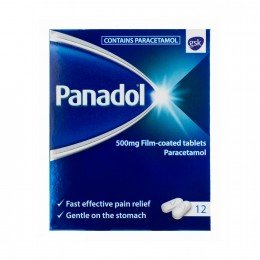 Panadol Paracetamol 500 mg 12 tablets