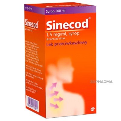 Buy Sinecod Cough Syrup 200 ml