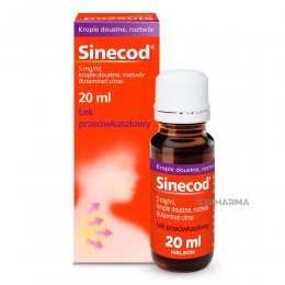 Sinecod Cough 5mg/ml oral drops 20 ml