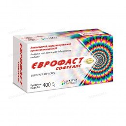 Eurofast 400 mg 20 capsules
