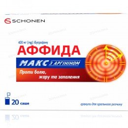 Affida Max + Arginin 400 mg 20 sachets