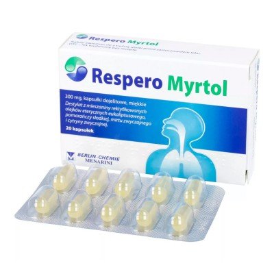 Buy Respero Myrtol Cough 300 mg 20 tablets