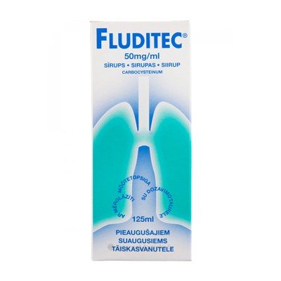 Buy Fluditec Cough 5% Syrup 125 ml