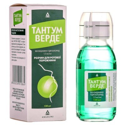Buy Tantum Verde Тантум Верде 1.5 mg/1 ml Solution 120 ml